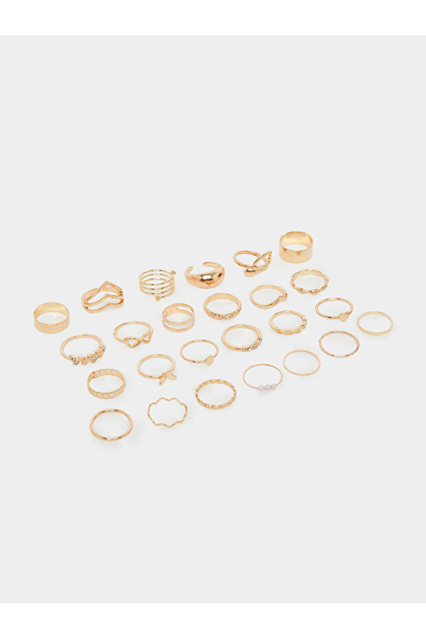 Pack of 25 - Assorted Gold Rings