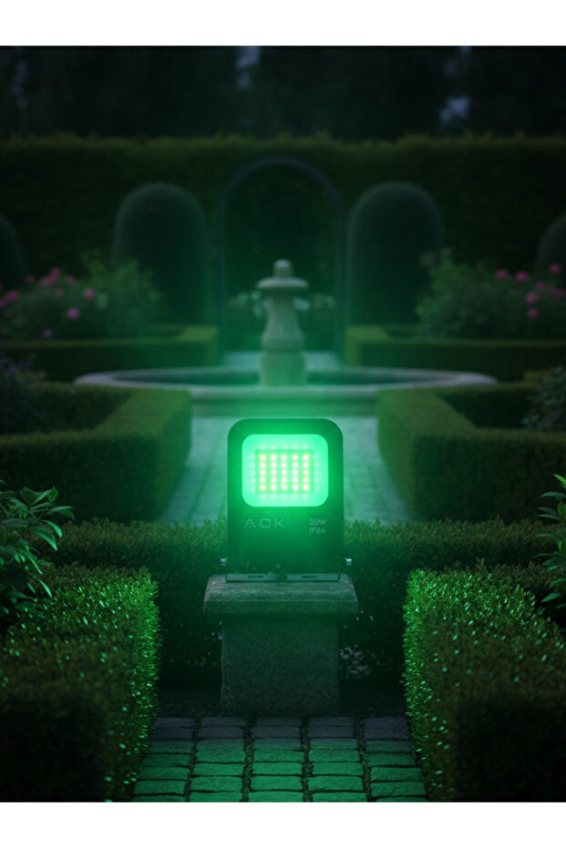 30W LED Projektör Yeşil - 3