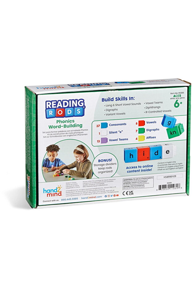 Reading Rods® Cubes - Phonics Elements - 4