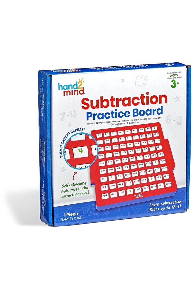 Subtraction practice board - 5