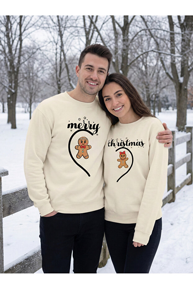 Valentine's Day Lover Combination Cookie Printed Comfortable Stylish Sweatshirt Lightweight Flexible