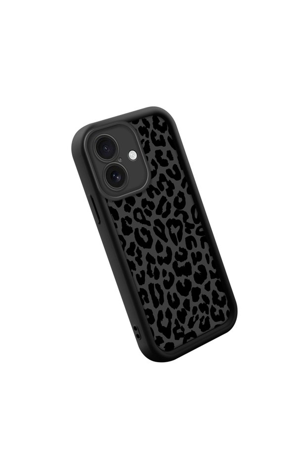 iPhone 16 Compatible Stylish High-Quality Leopard Pattern Phone Case