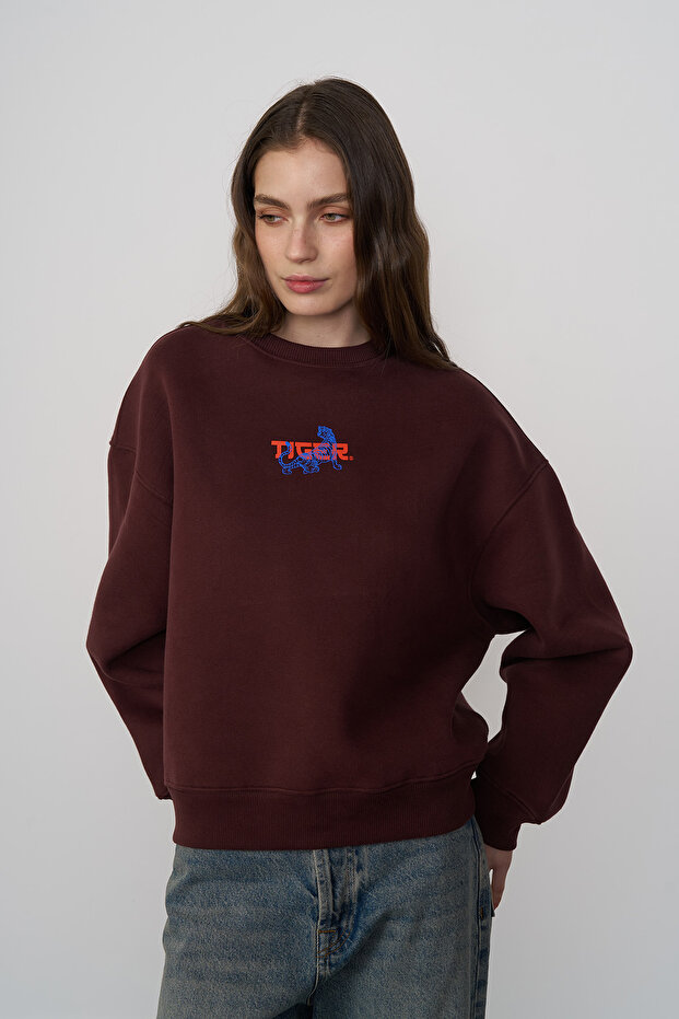 Tiger Baskılı Sweatshirt - 2