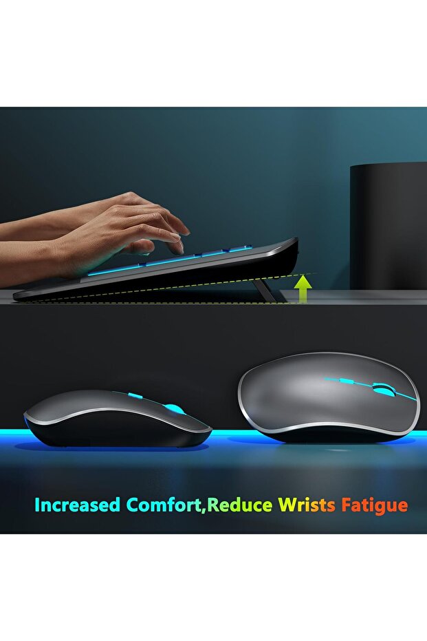 JOYACCESS Wireless Keyboard and Mouse Combo Backlit - 4