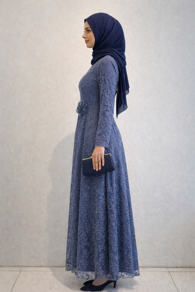 Nakış İşlemeli Abiye - 3