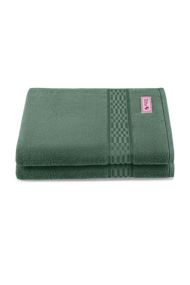 Bath Sheet 90 x 180 Cm 550 Gsm 100% Cotton Highly Absorbent, Quick dry Set of 02 Pcs