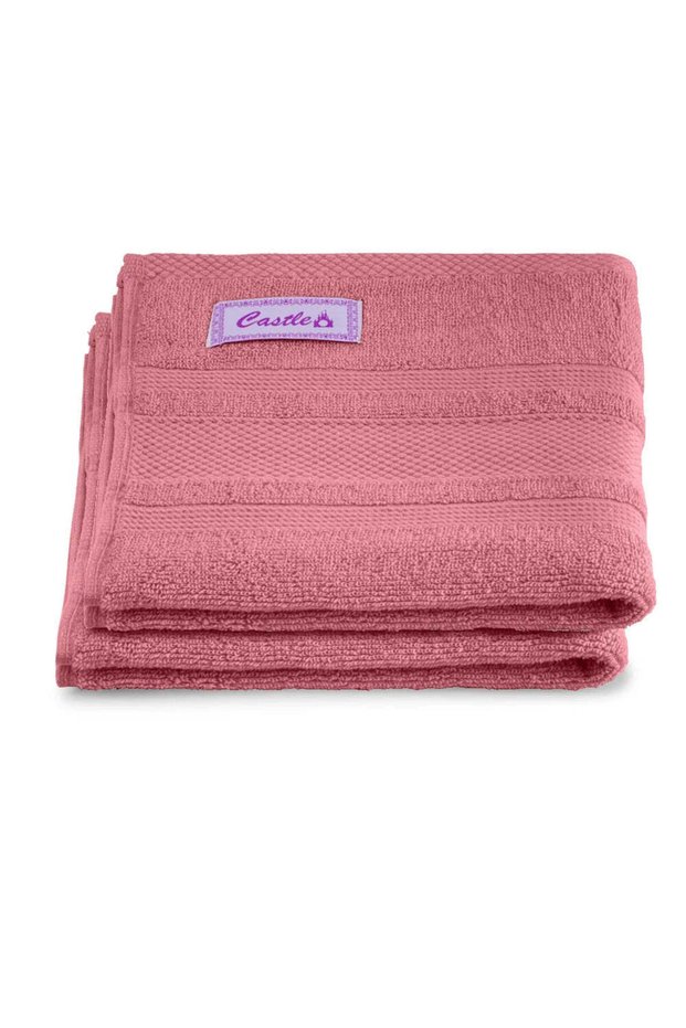 Hand Towel 50 x 90 Cm 550 Gsm 100% Cotton Highly Absorbent, Quick dry Set of 02 Pcs