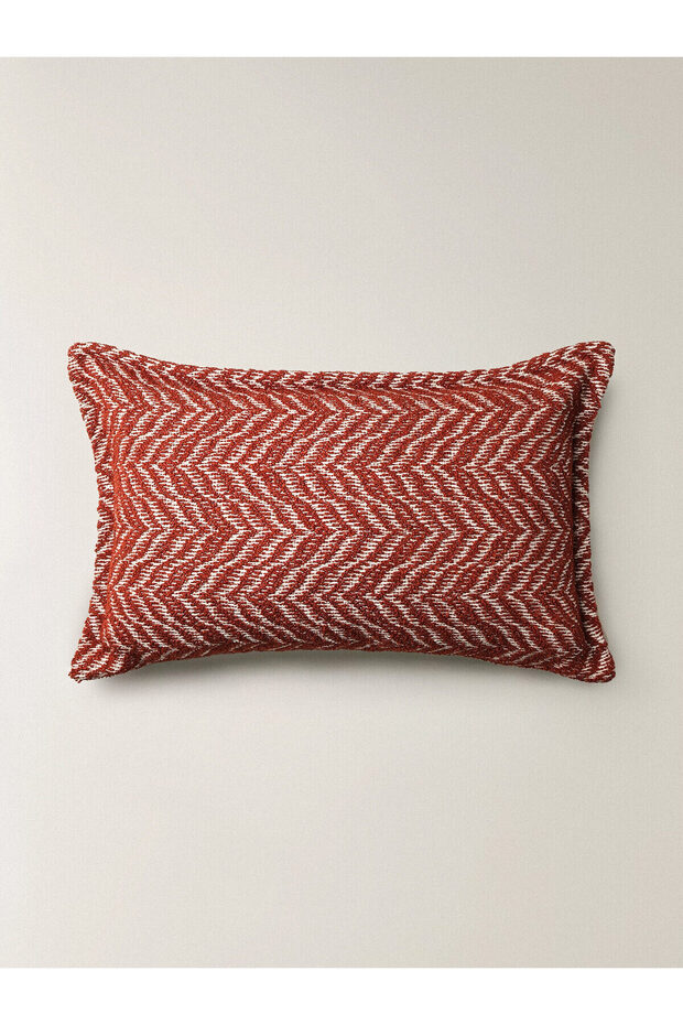 Linenna Rectangular Tile Cushion Cover (35 X 55 cm) - 1