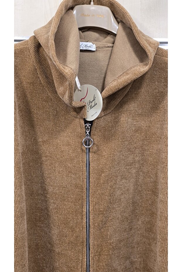 سترة مخملية بنمط بسيط - 3