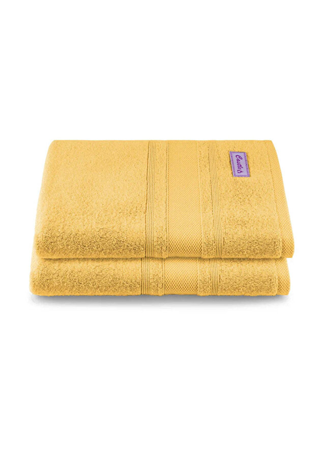 Bath Sheet 90 x 180 Cm 550 Gsm 100% Cotton Highly Absorbent, Quick dry Set of 02 Pc