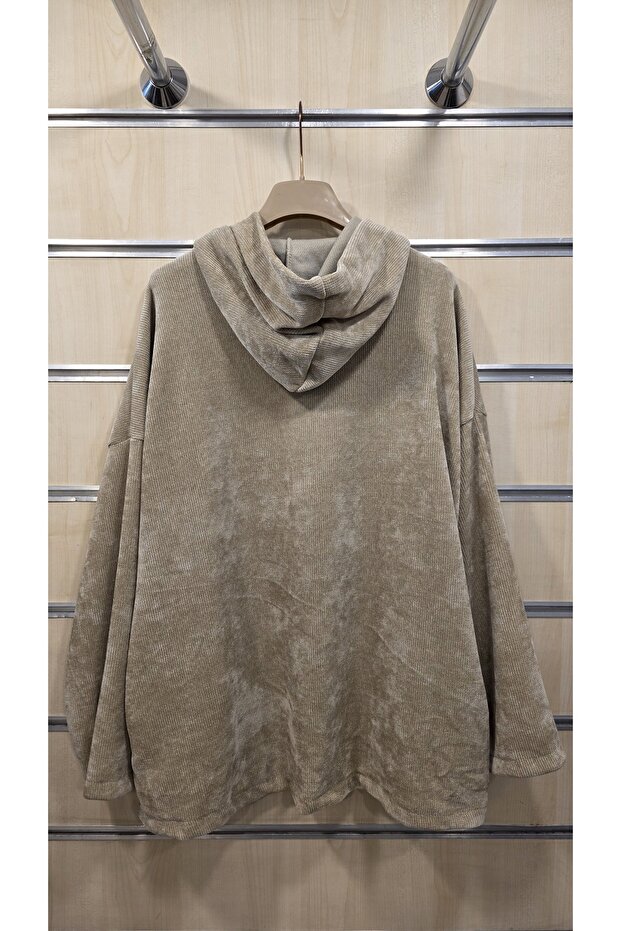 سترة مخملية بنمط بسيط - 5