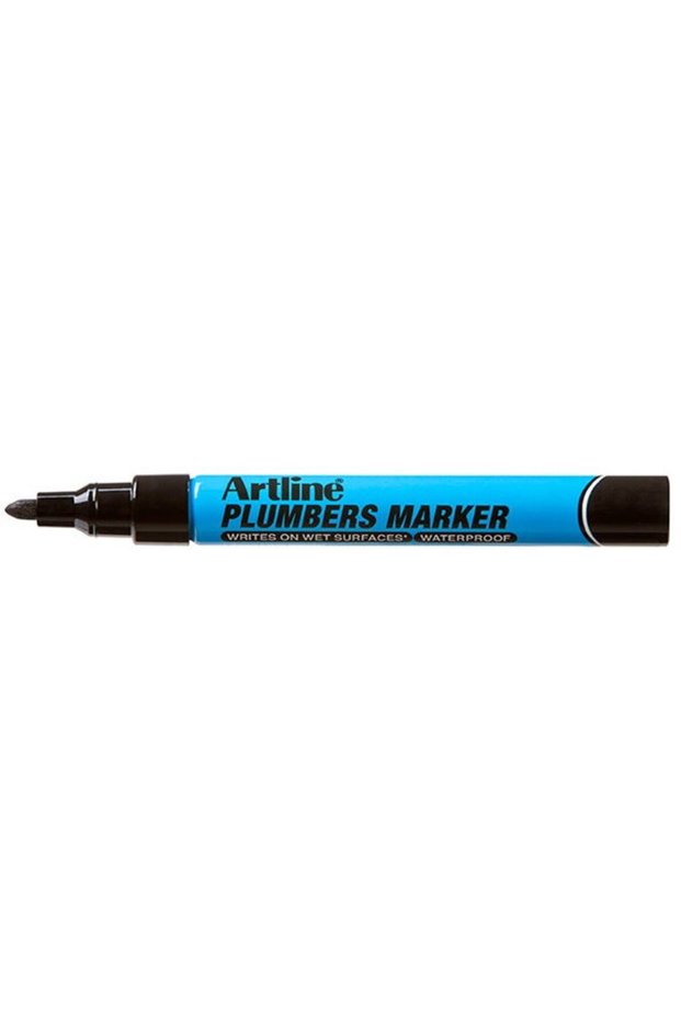 marker, for plumbers - black
