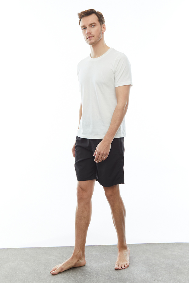 Erkek Uzun Deniz Şortu - 3