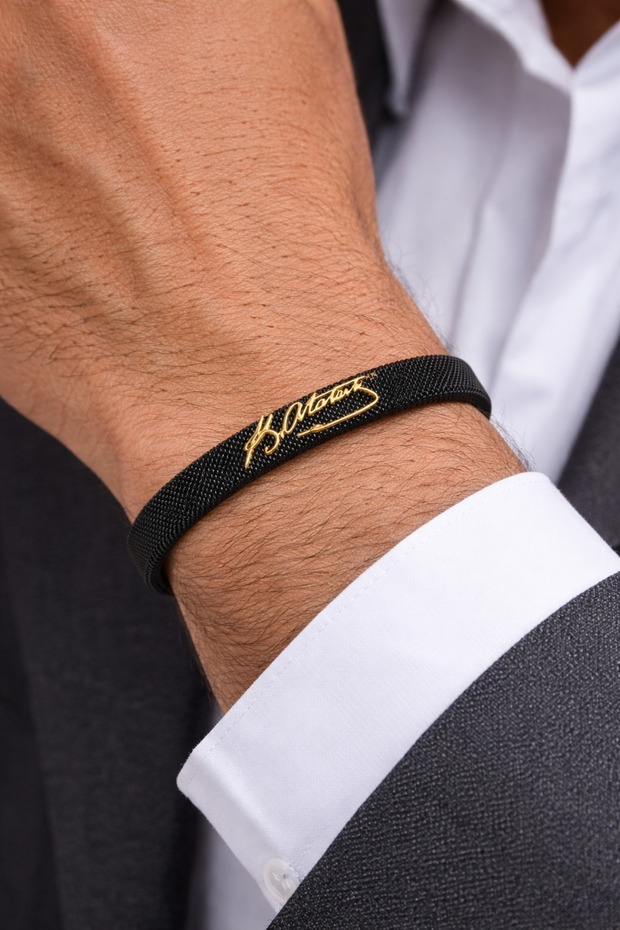 Ataturk Signed Steel Bracelet