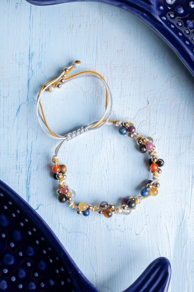 Certified Leo Natural Stone Bracelet