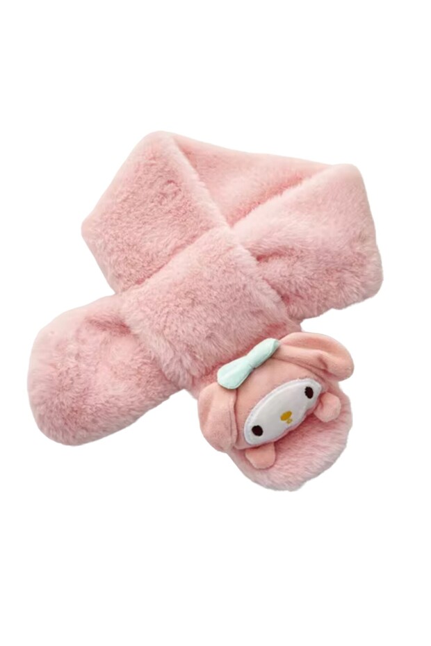 My Melody Warm and Soft Pink Children's Scarf
