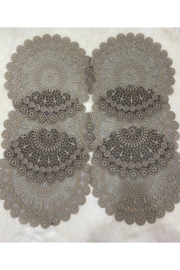 6 parça salon vitrin peçetesi - 1