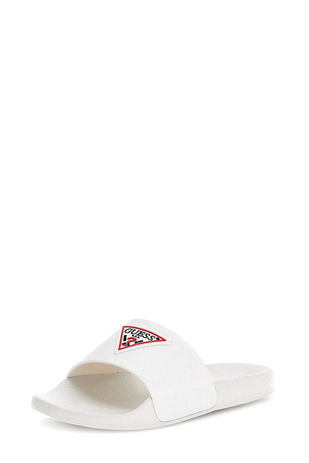 Front Logo Written Slippers