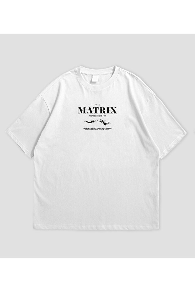 The Matrix Printed Oversized Unisex T-Shirt