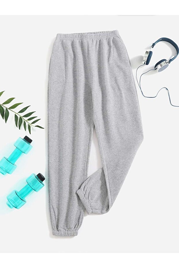 Plain Gray Girls' and Boys' Tracksuits