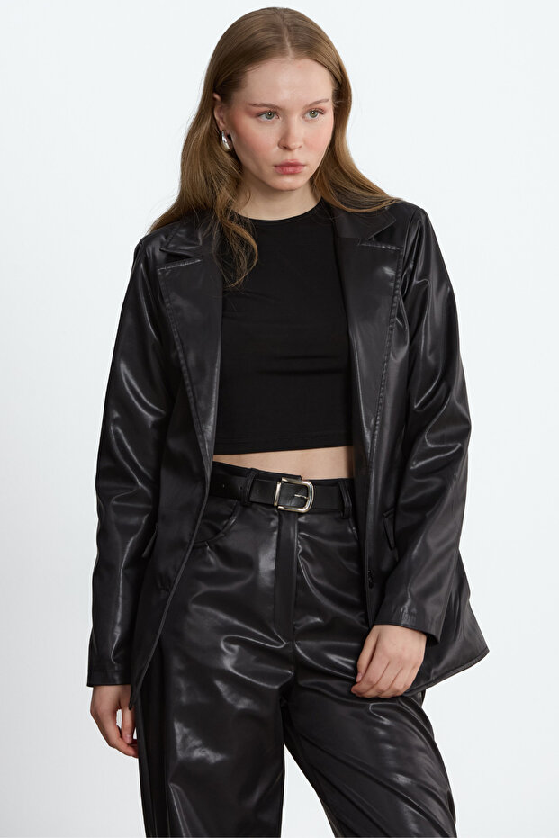 Black Nova Leather Jacket - 2