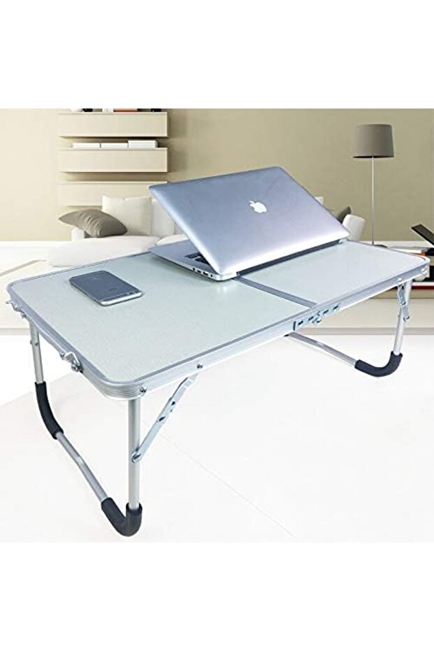 Laptop Stand Plastic Mat Adjustable Portable Laptop Table Folding Stand