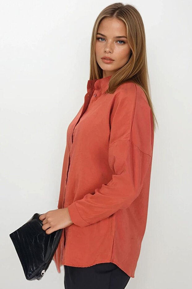 Жіноча сорочка Oversize Basic VS00377 - 3