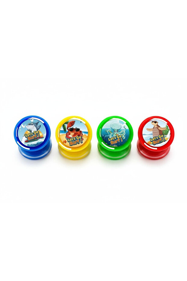 3 PCS-Light-Up Ocean Theme Spinning Yo-Yo for Kids-Assorted Colours