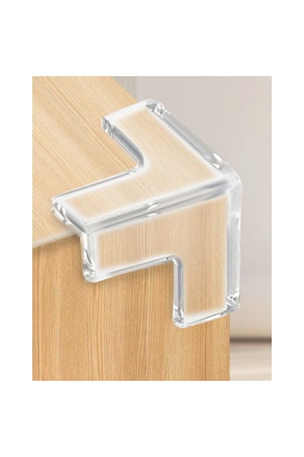 واقي زوايا من السيليكون، واقي زوايا حواف الطاولة 8 قطع - 4