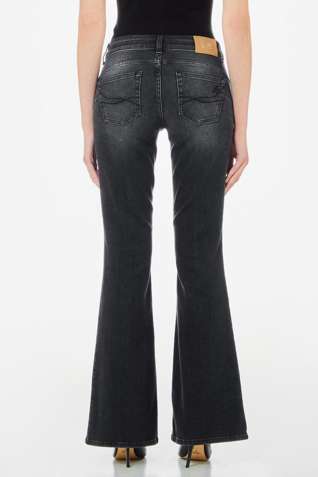 Antrasit İspanyol Paça Jean - 2