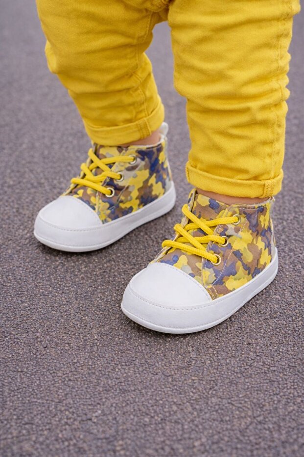 Baby First Step Shoes, Non-Slip Sole Baby Booties Convers Walking Shoes