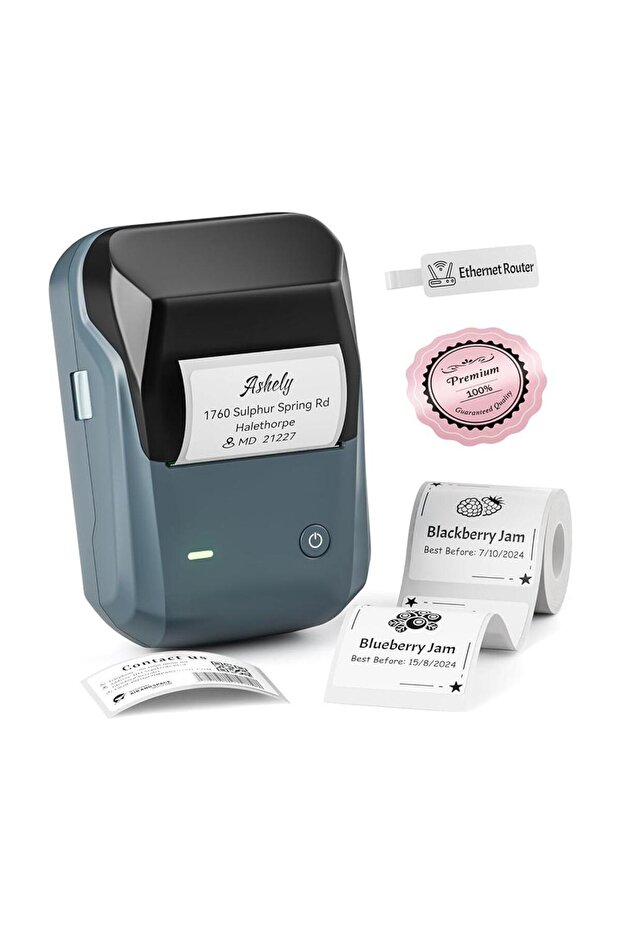 B1 2 Inch Label Maker with 1 Roll Free Tape 2 inches Width