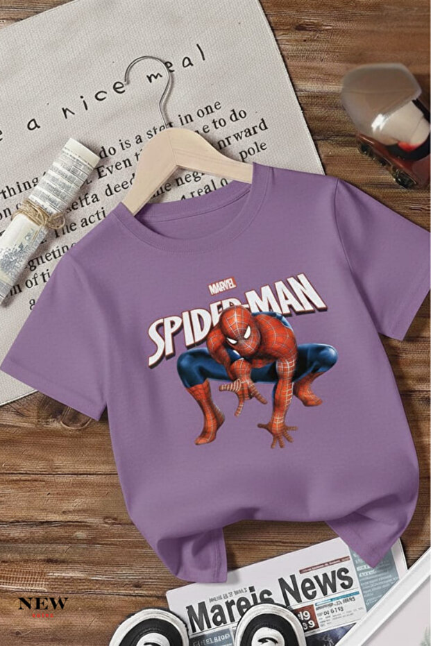 Spider-Man Printed Unisex Children's T-Shirt