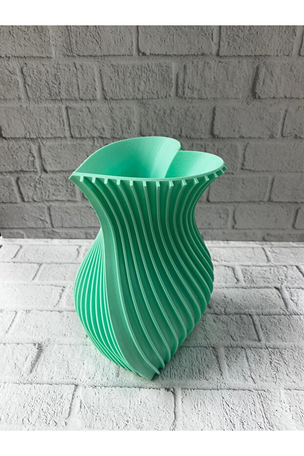 مزهرية على شكل قلب باللون الفيروزي - ليسينا - 4