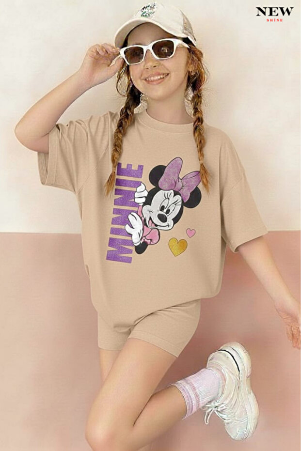 Minnie Printed Unisex Children's T-Shirt