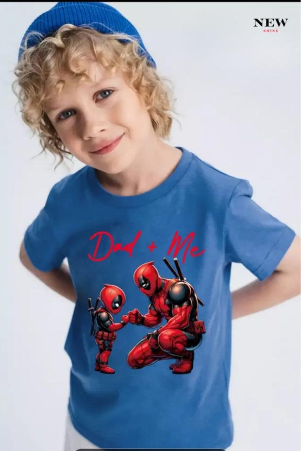 Dad Me Printed Unisex Children's T-Shirt