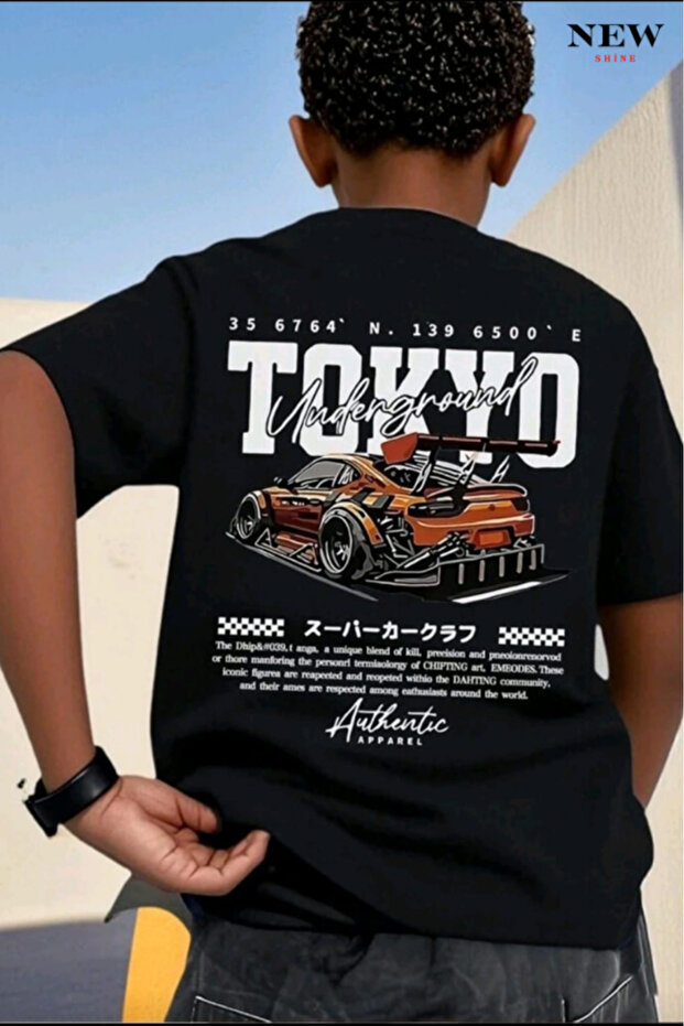 Tokyo Printed Unisex Children's T-Shirt