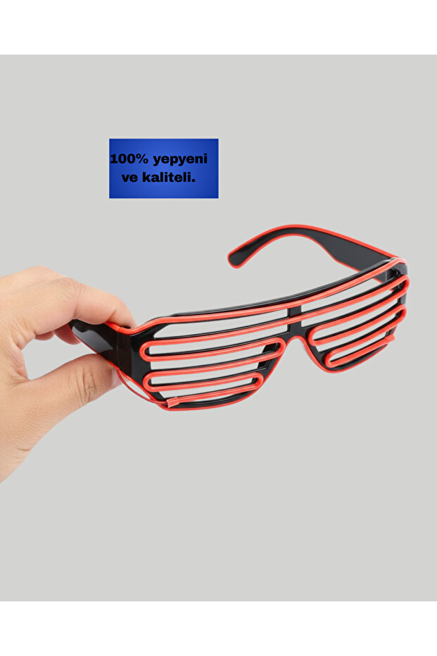 نظارات نيون حمراء - ليسينا - 3