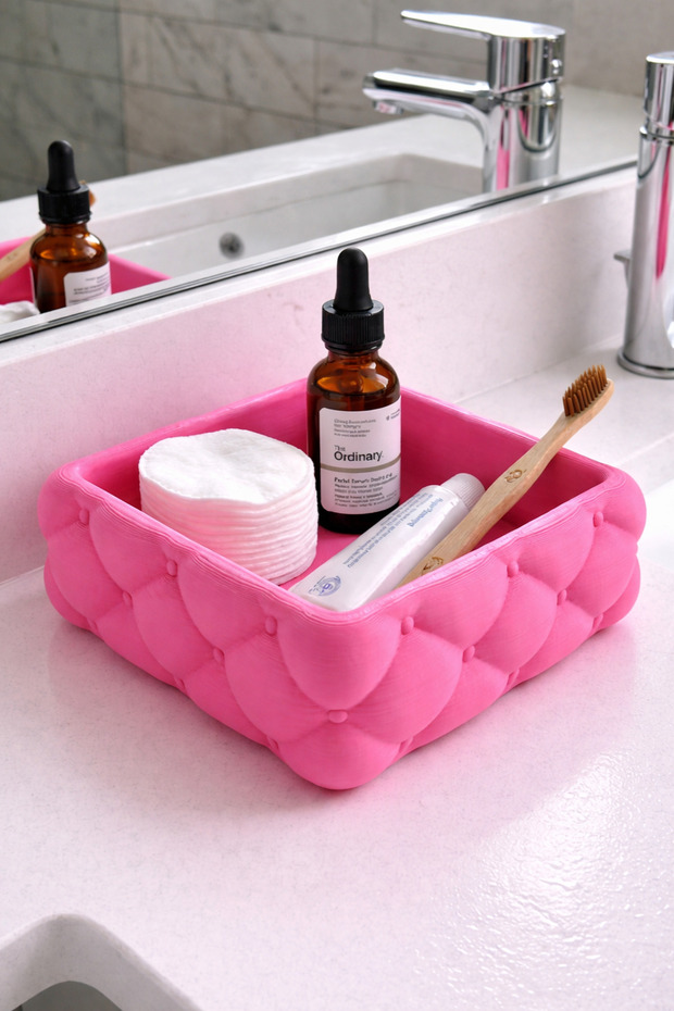 Modern Vanity Tray – Bathroom & Makeup & Jewelry Organizer