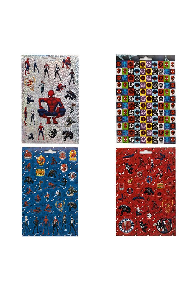 Spiderman Pattern Sticker Set 200pcs - 4F - 2