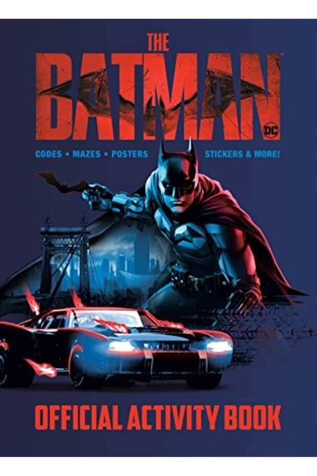The Batman Official Activity Book: Includes Codes, Maze, Puzzles, And Stickers!