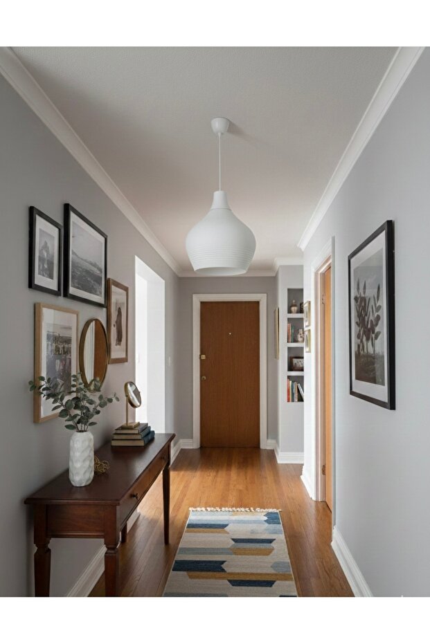 ECLIPSE Avize ( AMPÜLSÜZ) Beyaz Askı Kablo - 2