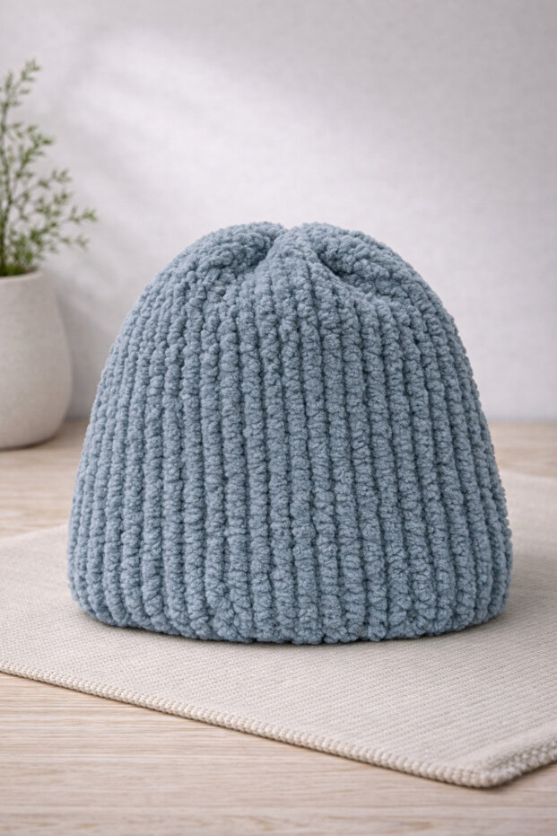 El Örmesi Yumuşak Bere Şapka - 3