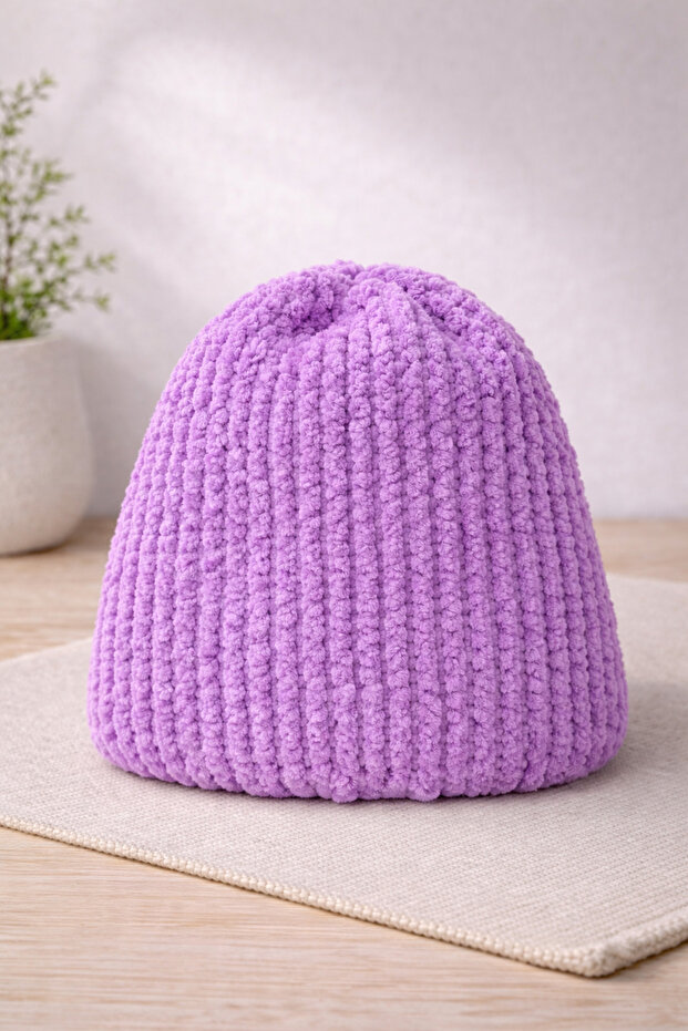 El Örmesi Yumuşak Bere Şapka - 3