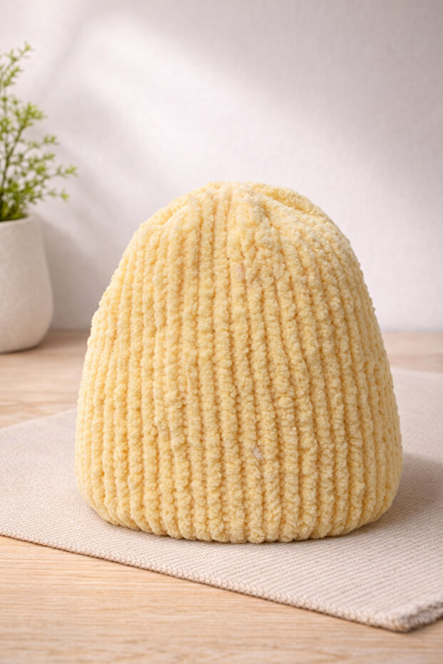 El Örmesi Yumuşak Bere Şapka - 3