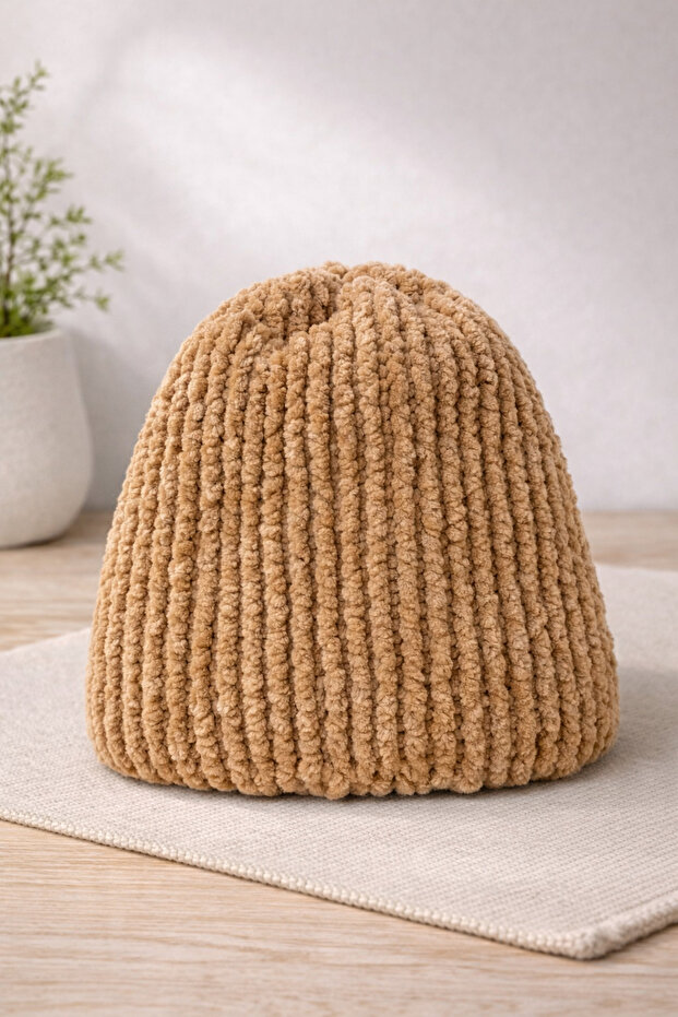 El Örmesi Yumuşak Bere Şapka - 3