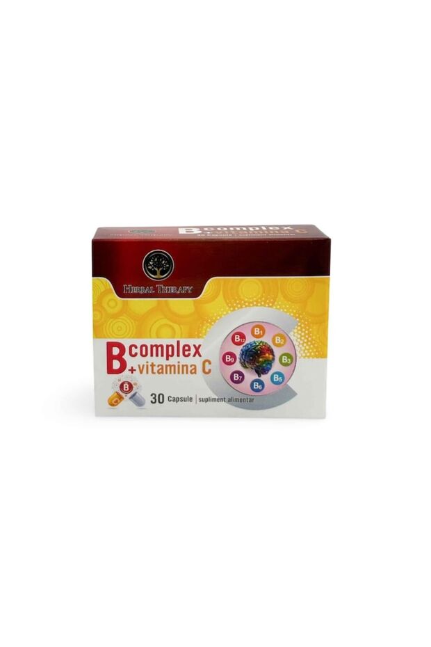 Complex B + Vitamina C, 30 capsule - 2