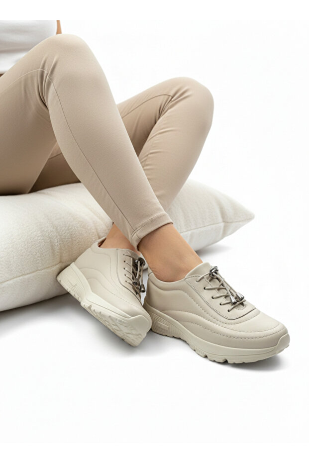 Women's Genuine Leather Full Orthopedic Comfortable Non-Slip Sole Daily Soft Shoes