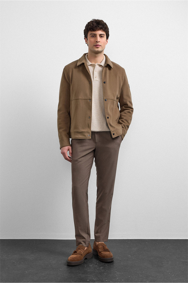 Vizon Regular Fit Süet Mont - 2