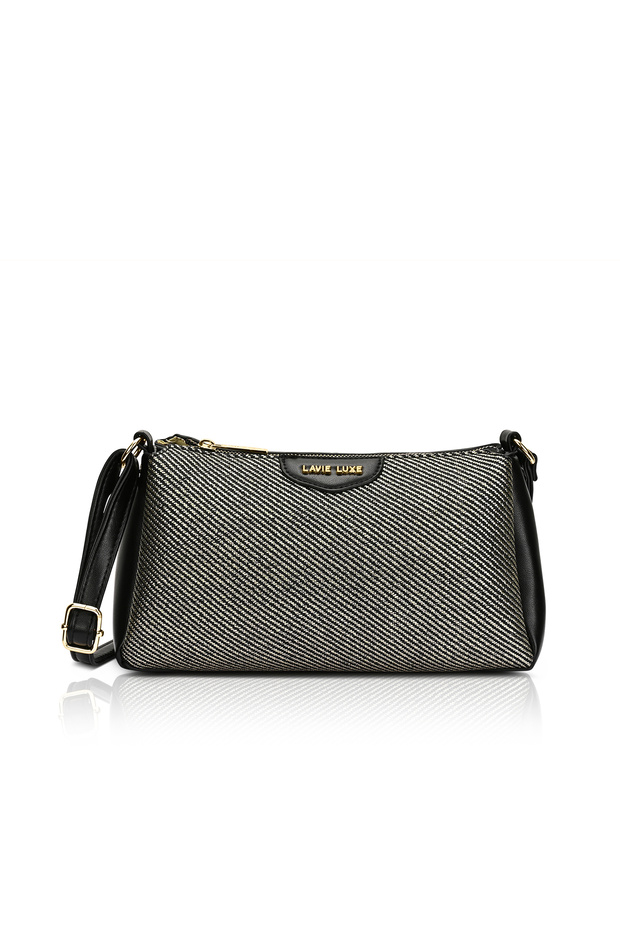 Women's Glam Lizzy 3-Compartment Sling (Black)